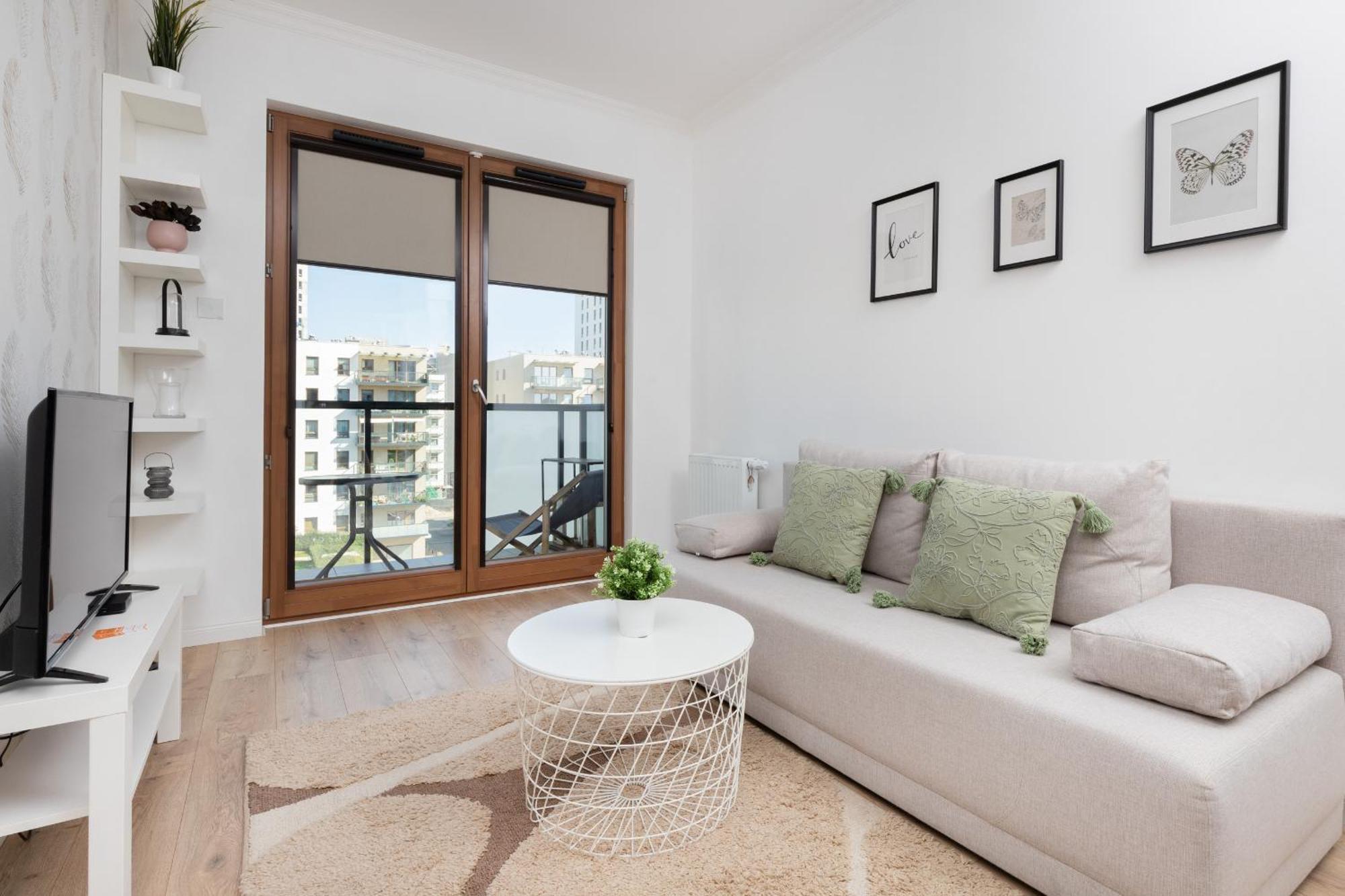 Starowiejska Apartment With Balcony Next To Arena Gdansk Stadium By Noclegi Renters Eksteriør bilde