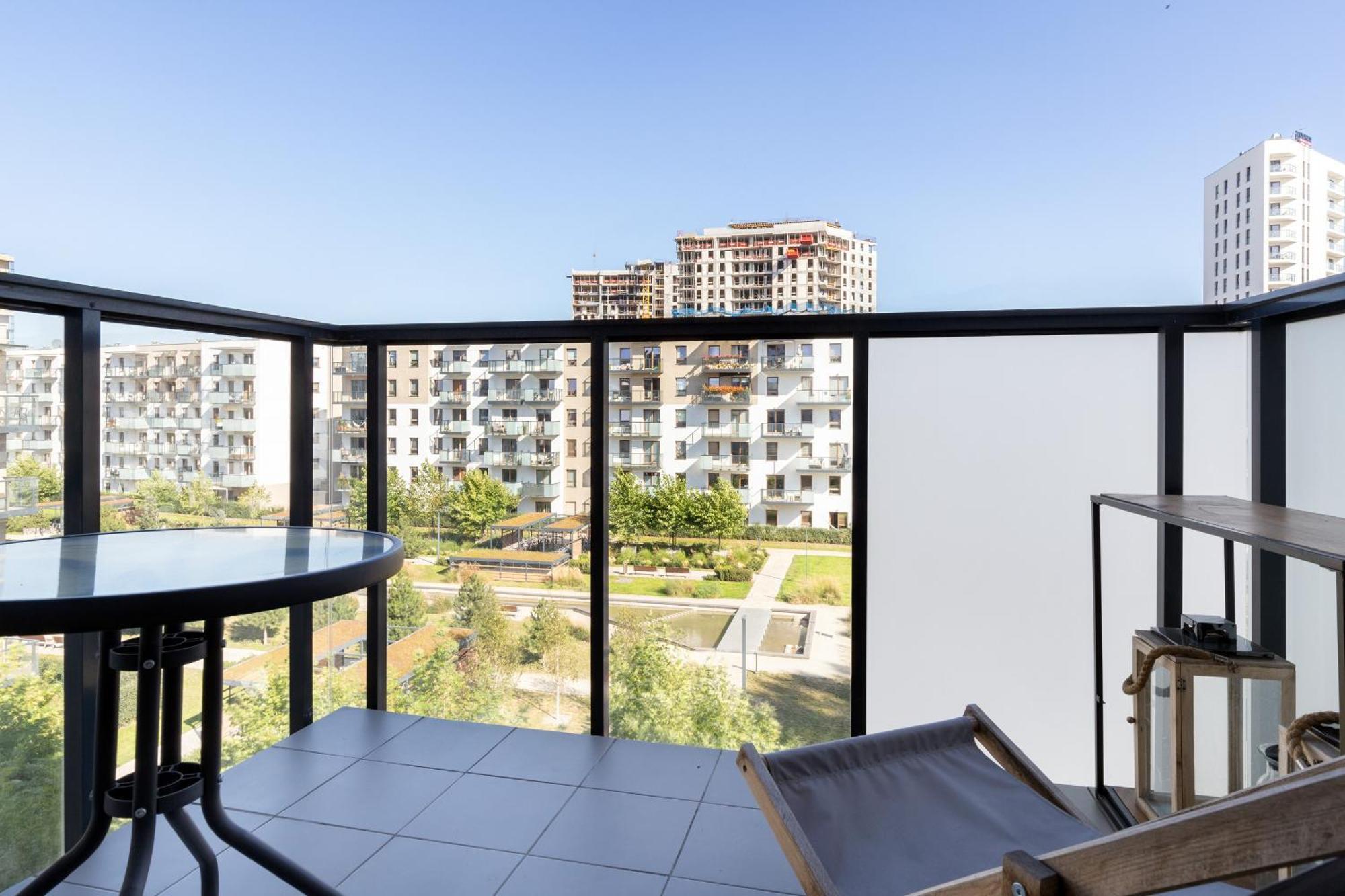 Starowiejska Apartment With Balcony Next To Arena Gdansk Stadium By Noclegi Renters Eksteriør bilde